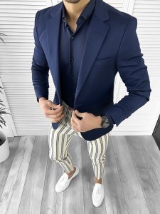 Tinuta barbati smart casual Pantaloni + Camasa + Sacou 10522