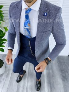 Sacou barbati in bleumarin cu defect E1264 300-2