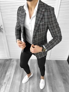 Tinuta barbati smart casual Pantaloni + Camasa + Sacou 10553