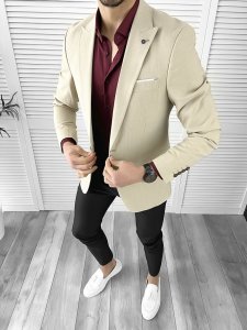 Tinuta barbati smart casual Pantaloni + Camasa + Sacou 546