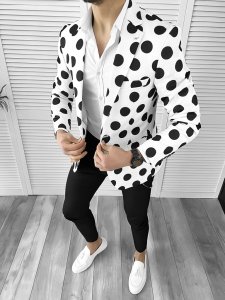 Tinuta barbati smart casual Pantaloni + Camasa + Sacou 637