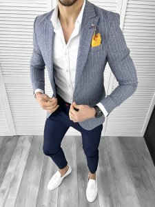 Tinuta barbati smart casual Pantaloni + Camasa + Sacou 10280