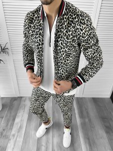 Trening barbati slim fit Pantaloni + Hanorac 10273 19-4.1