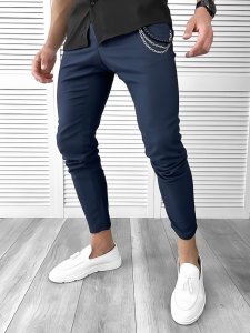 Pantaloni barbati casual albastri TP1450