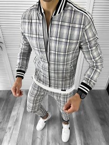 Trening barbati slim fit Pantaloni + Hanorac 11631