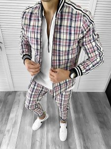 Trening barbati slim fit Pantaloni + Hanorac 11632