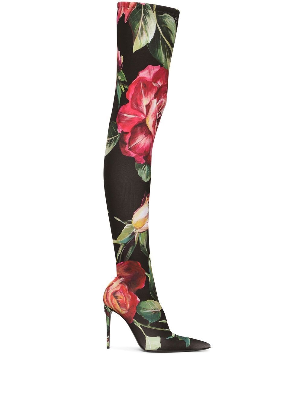 floral-print thigh-high boots Profile Picture