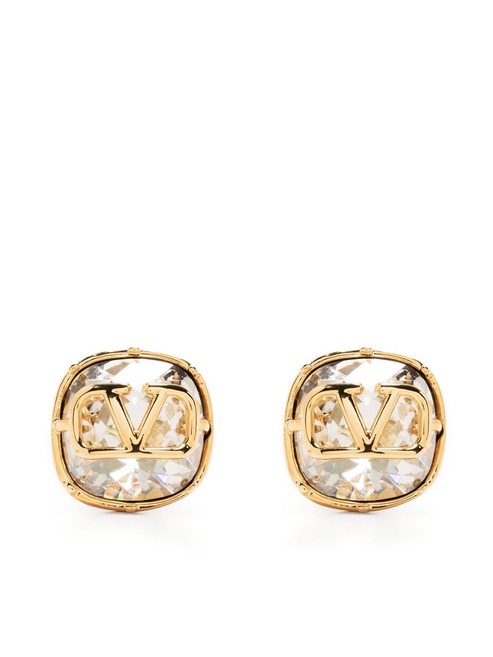 VLogo crystal stud earrings Profile Picture
